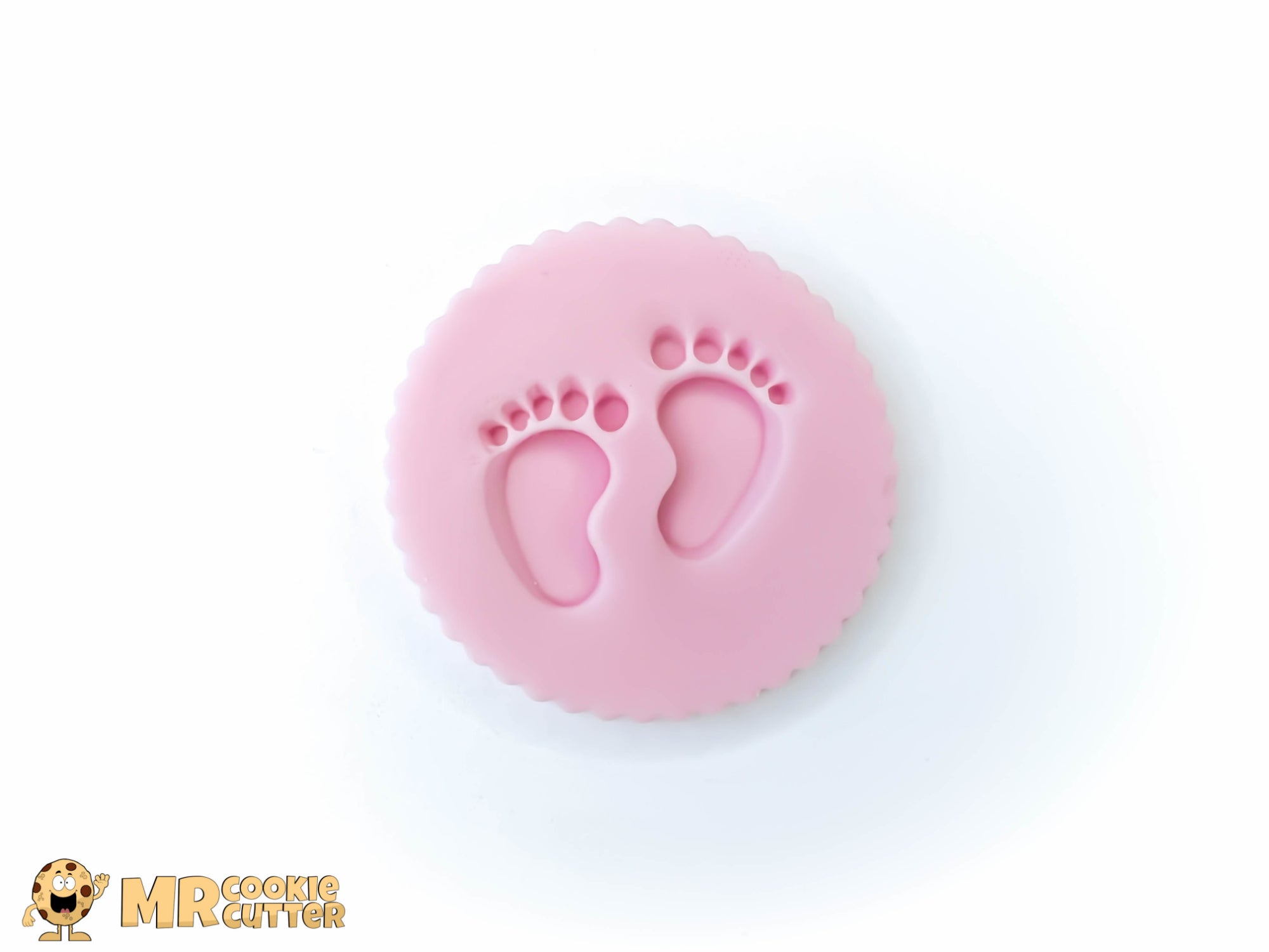 Baby Footprints Cupcake Topper