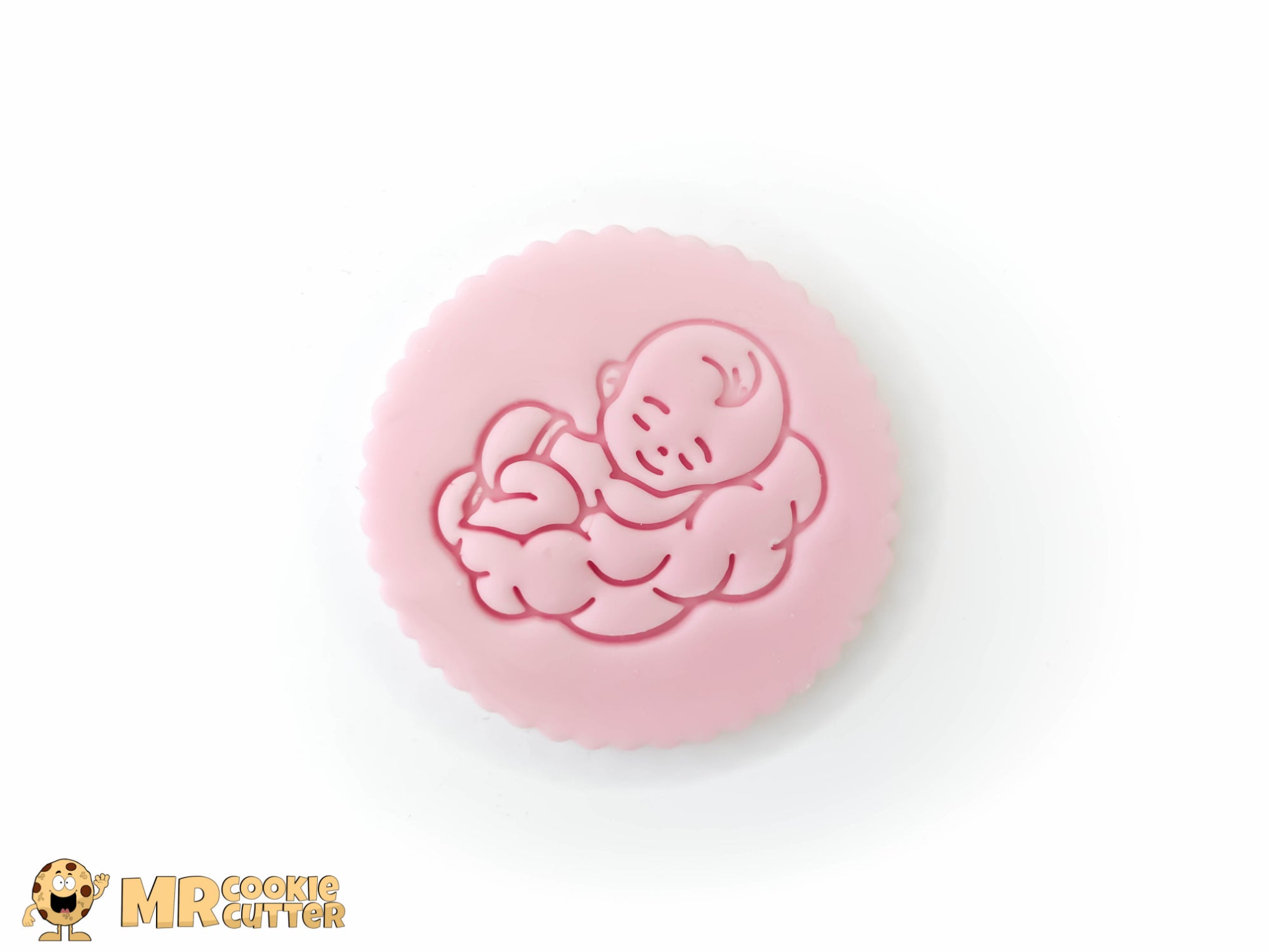 Baby on a cloud cupcake topper