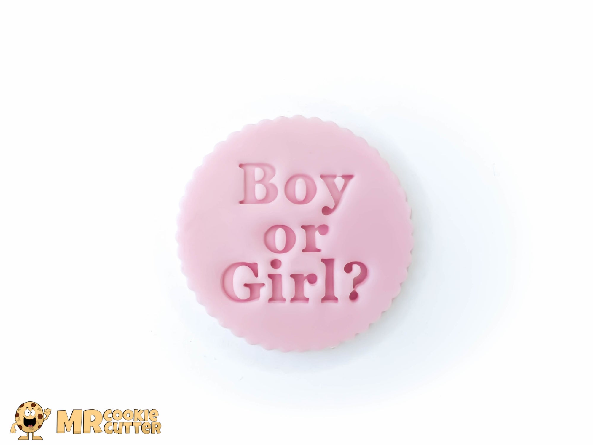 Boy or Girl Gender Reveal Cupcake Topper