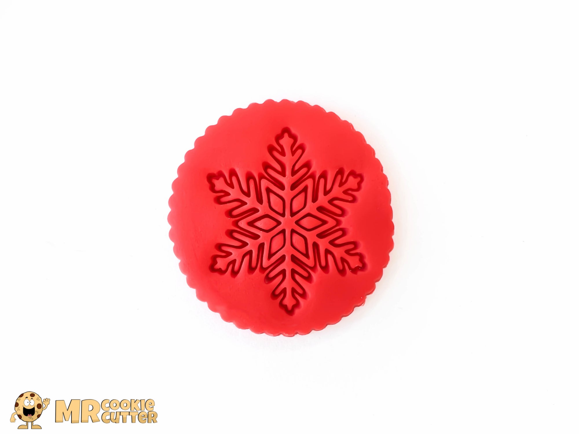 Christmas Snowflake style one Cupcake Topper
