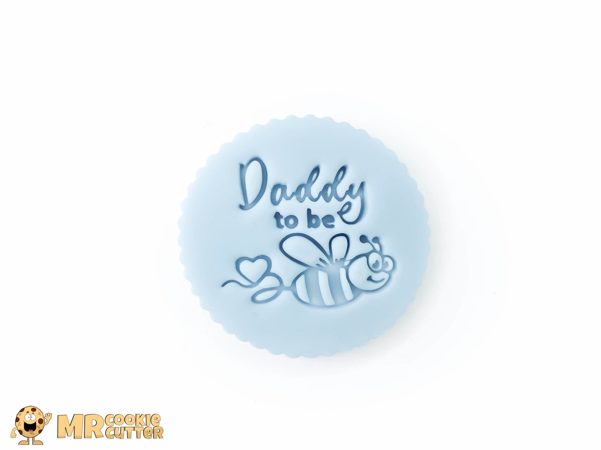Daddy To Be Cupcake Topper with a Bee
