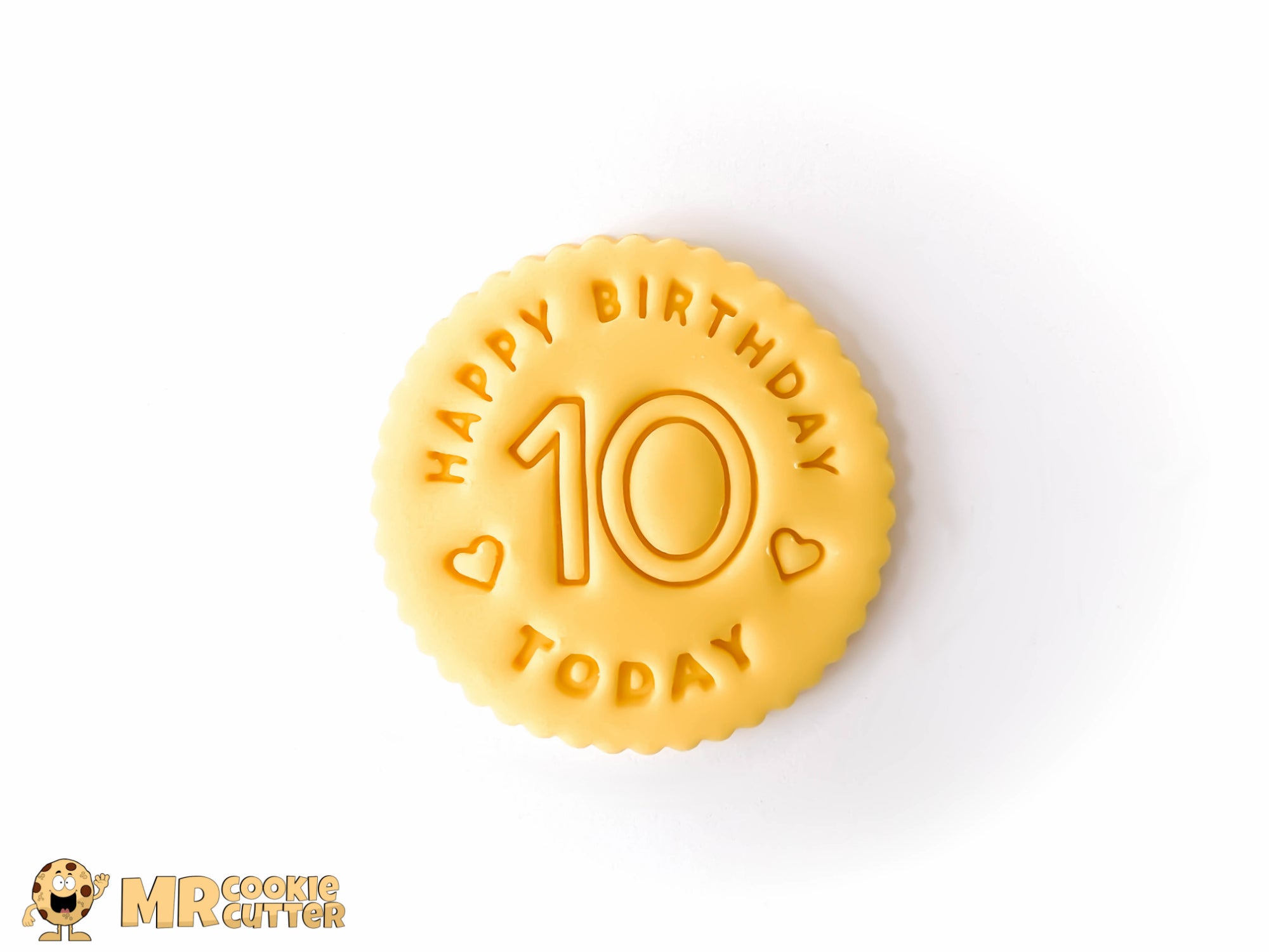 Happy Birthday 10 Today Cupcake Topper