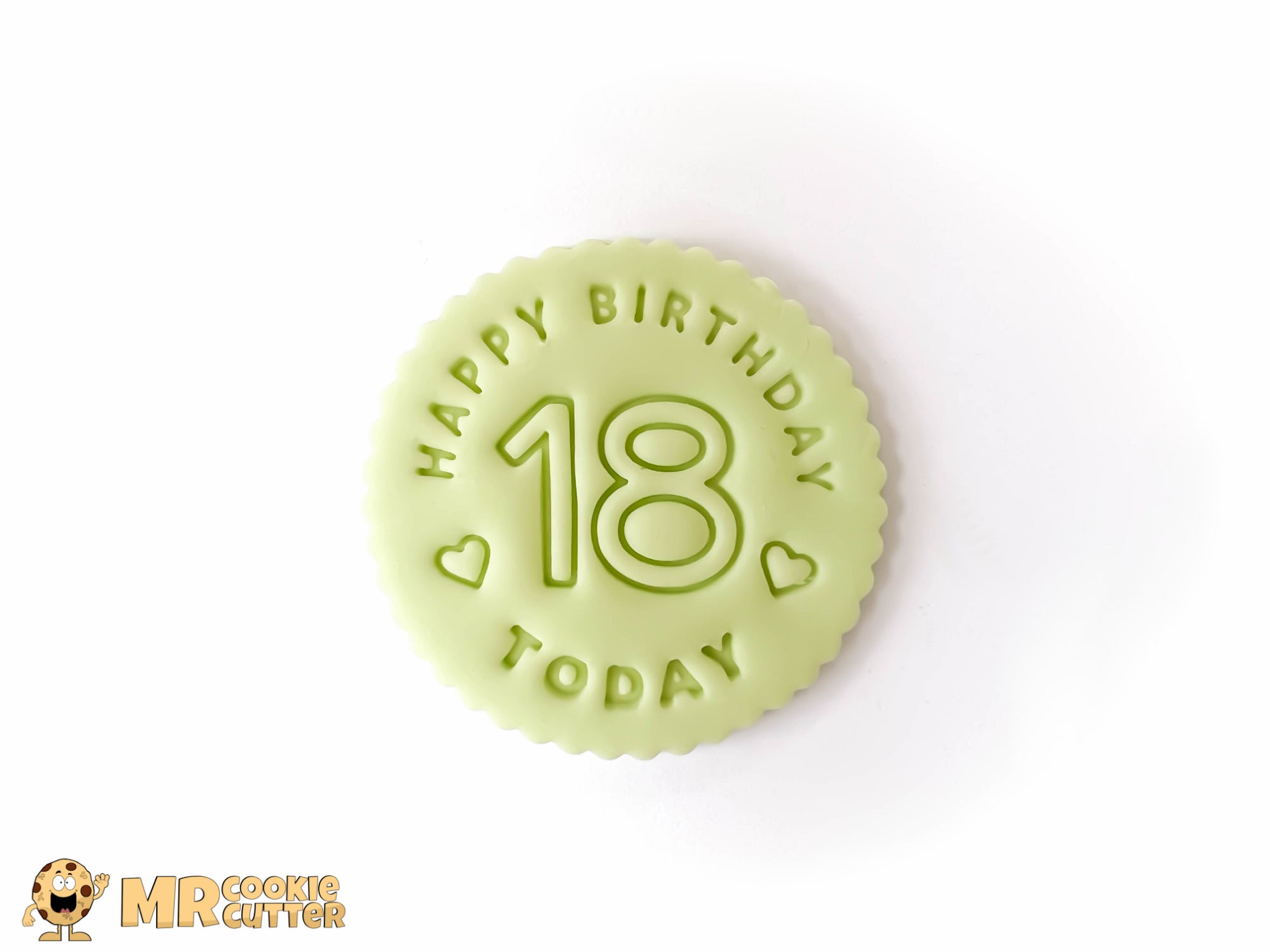 Happy Birthday 18 Today Fondant Cupcake Topper