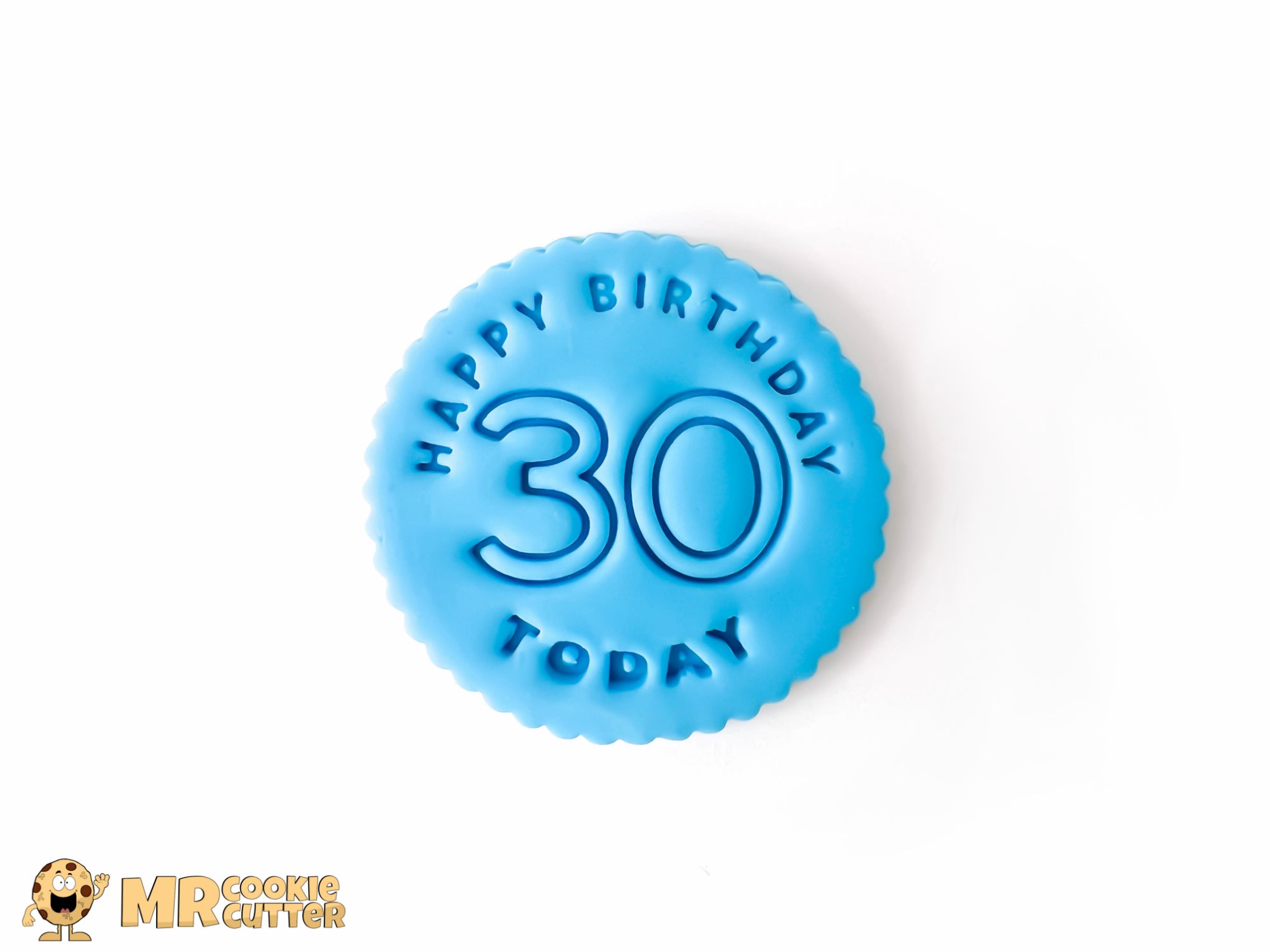 Happy Birthday 30 Today Fondant Cupcake Topper