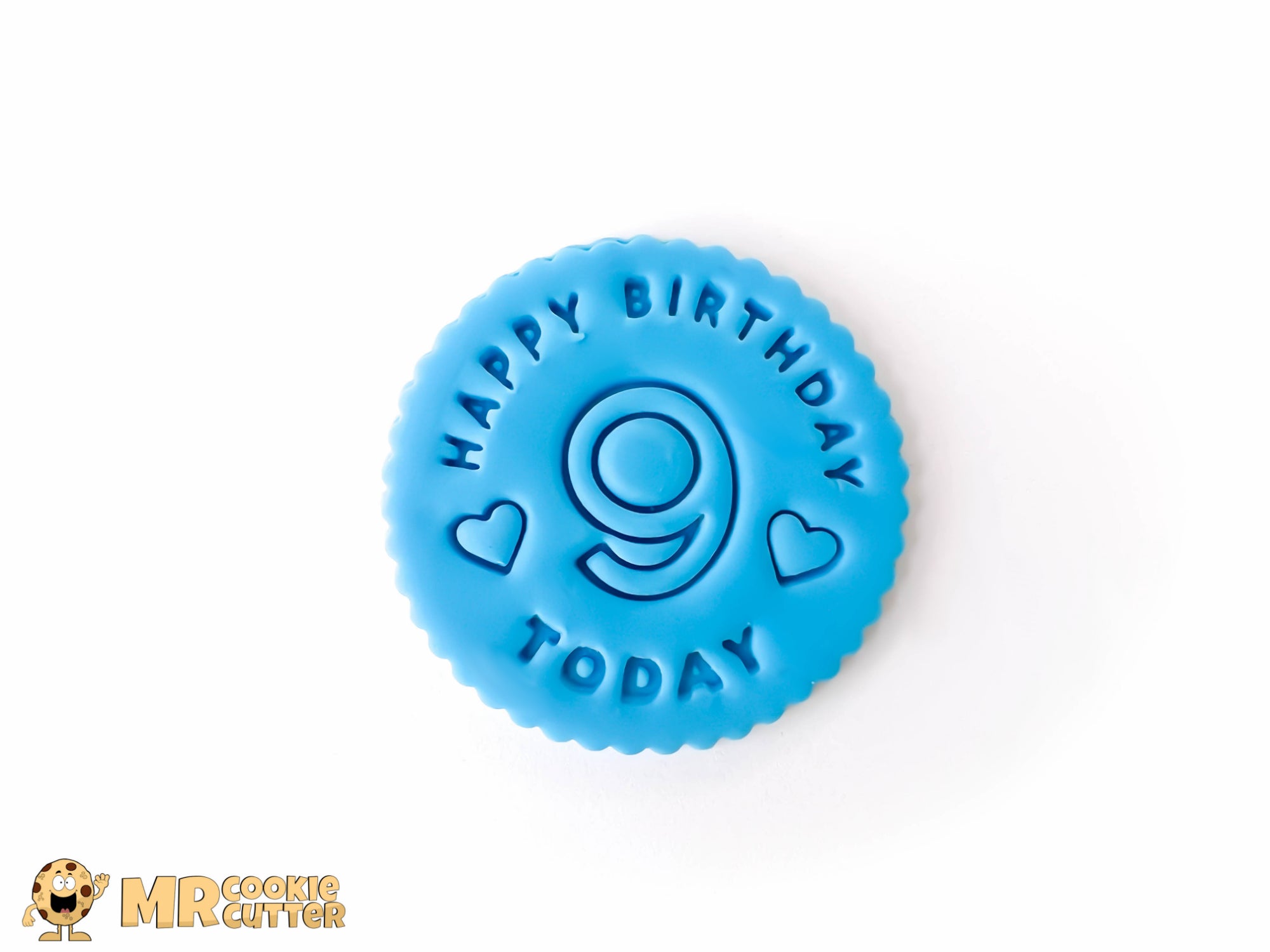 Happy Birthday 9 Today Cupcake Topper