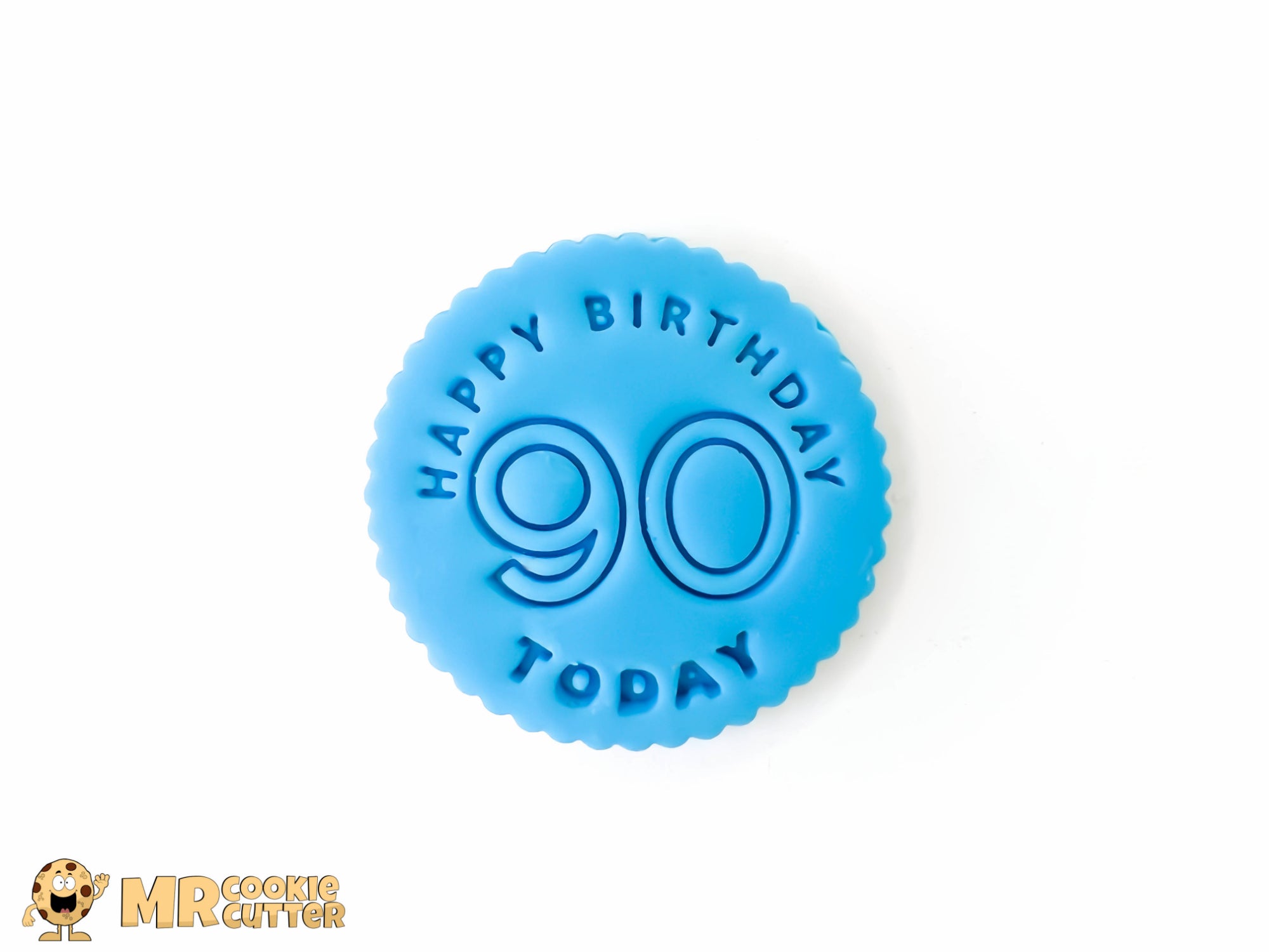 Happy Birthday 90 Today Fondant Cupcake Topper