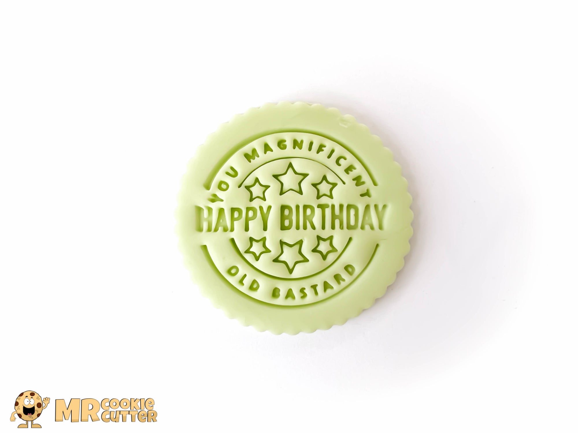 Happy Birthday You Magnificent Old Bastard Cupcake Topper