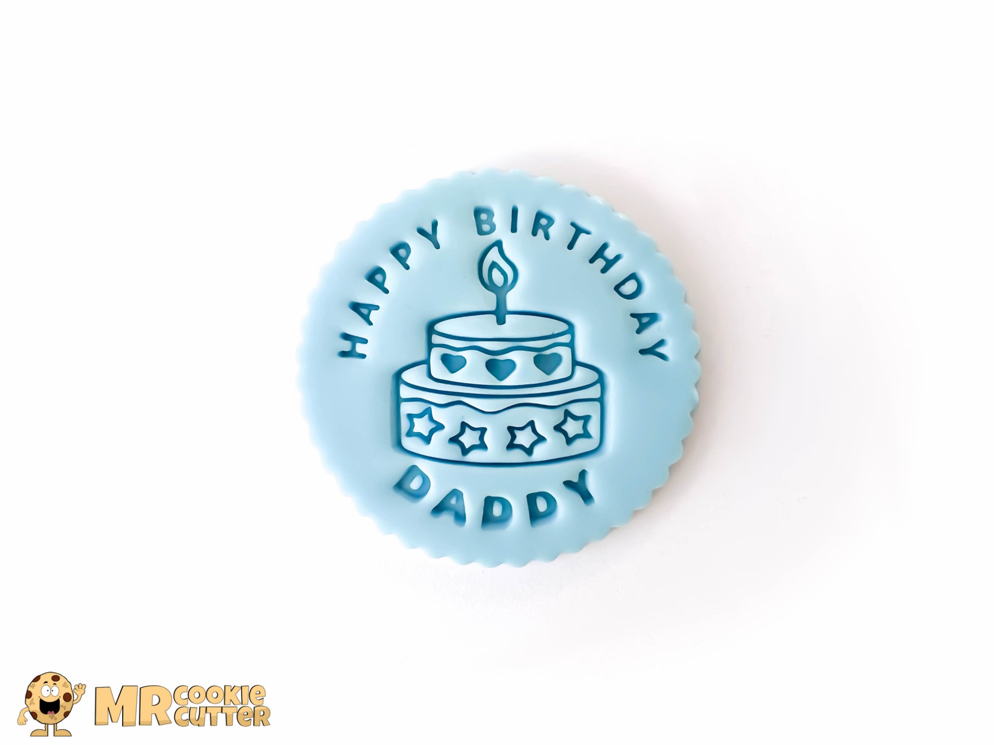 Happy Birthday Daddy Cupcake Topper