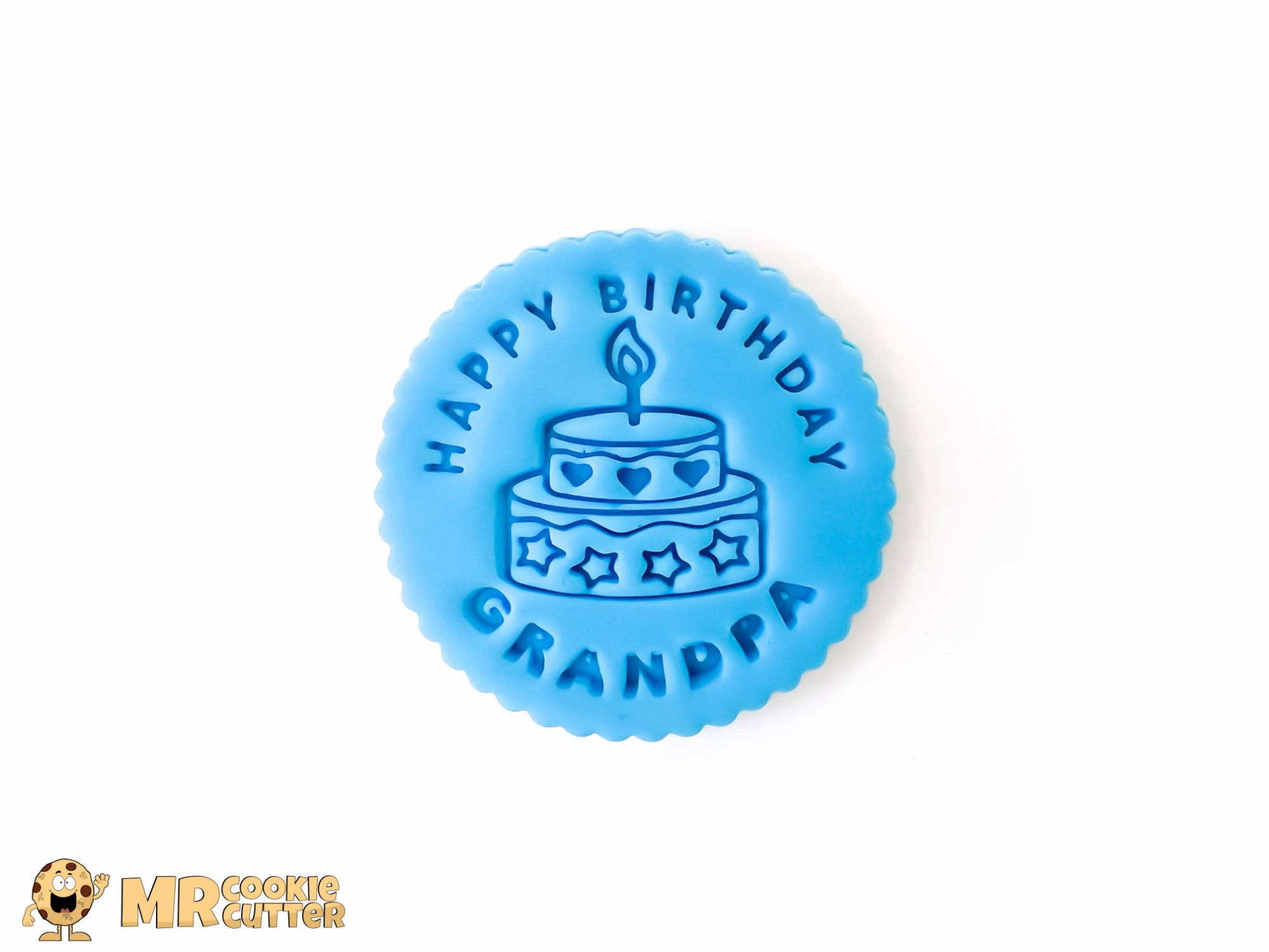  Happy Birthday Grandpa Cupcake Topper