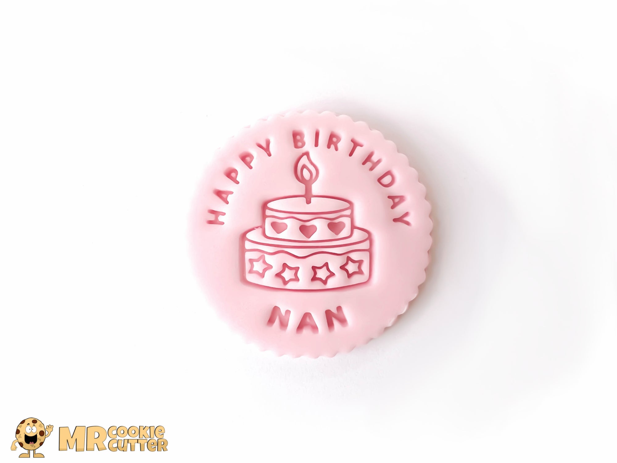 Happy Birthday Nan Cupcake Topper