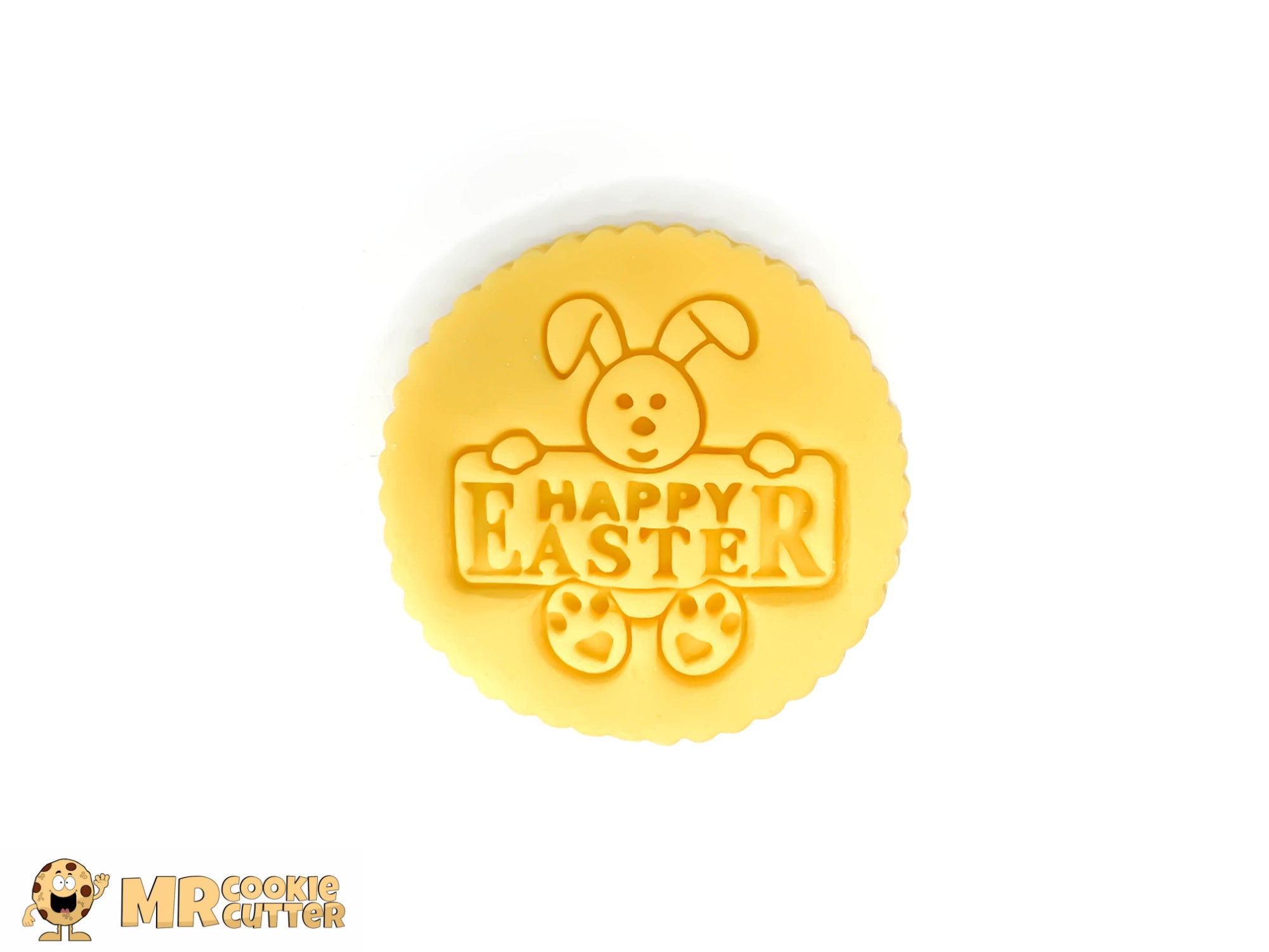 Easter Bunny Sign Cupcake Topper