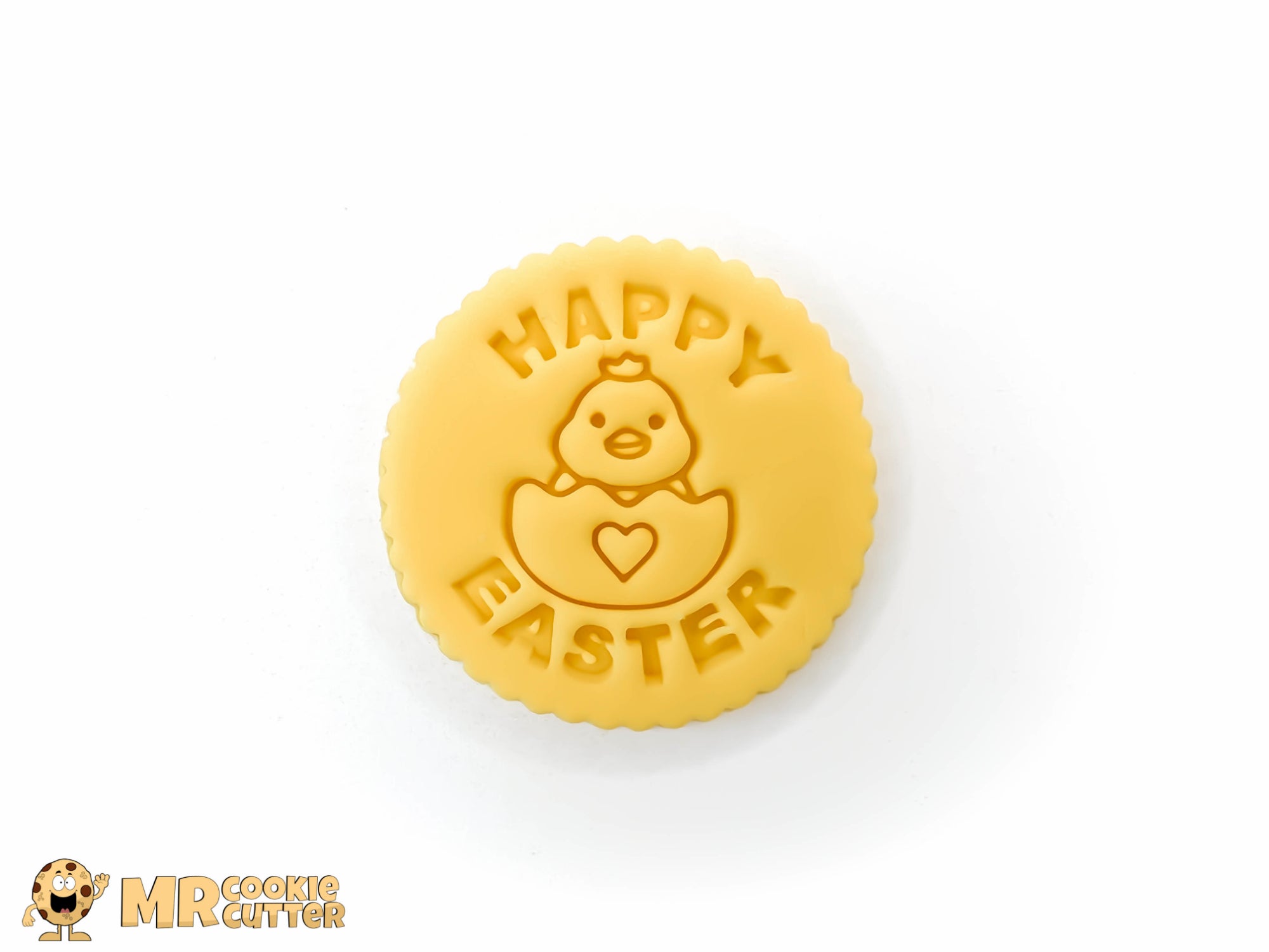 Happy Easter Chick Cupcake Topper