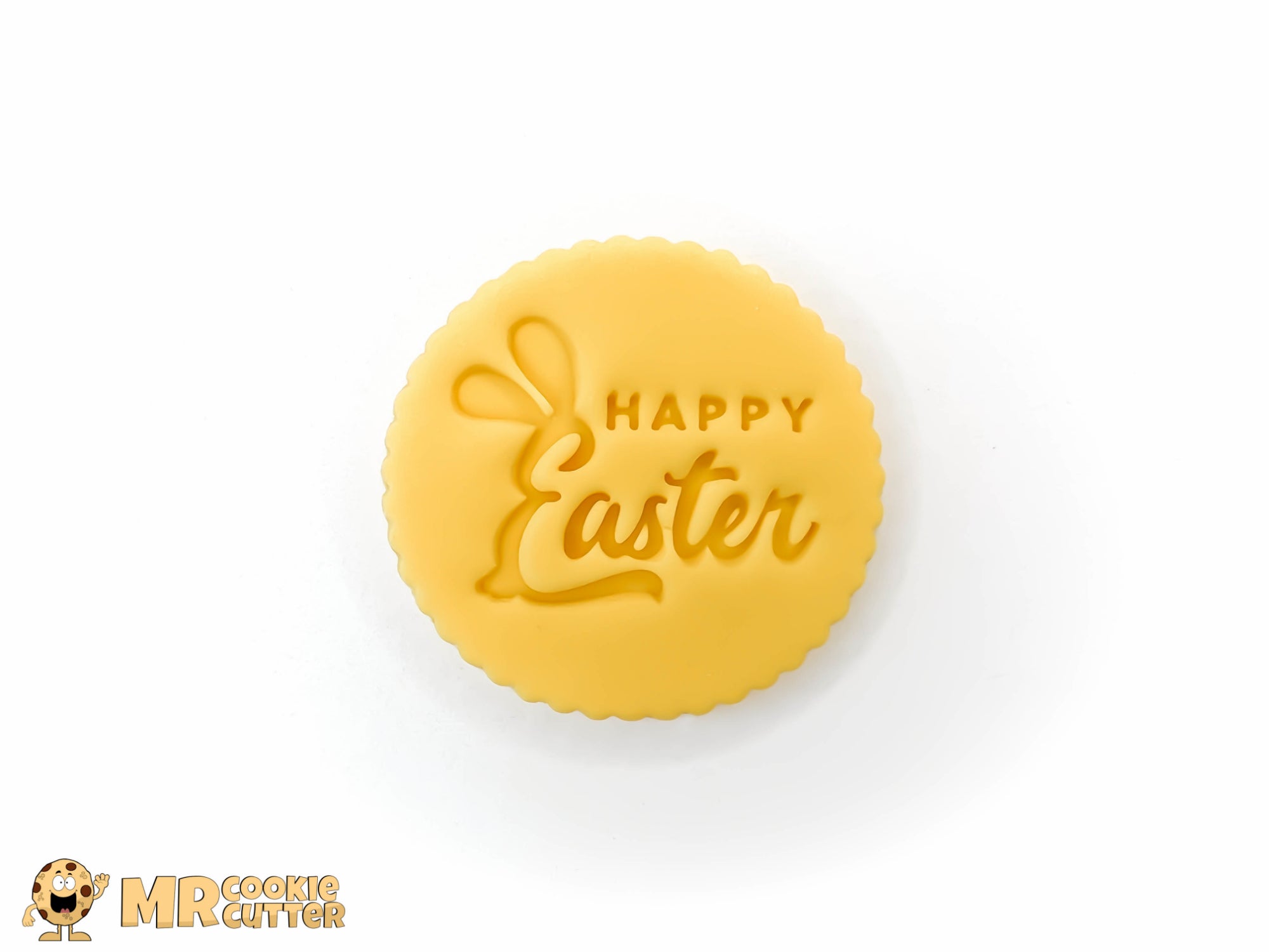 Happy Easter Message Cupcake Topper