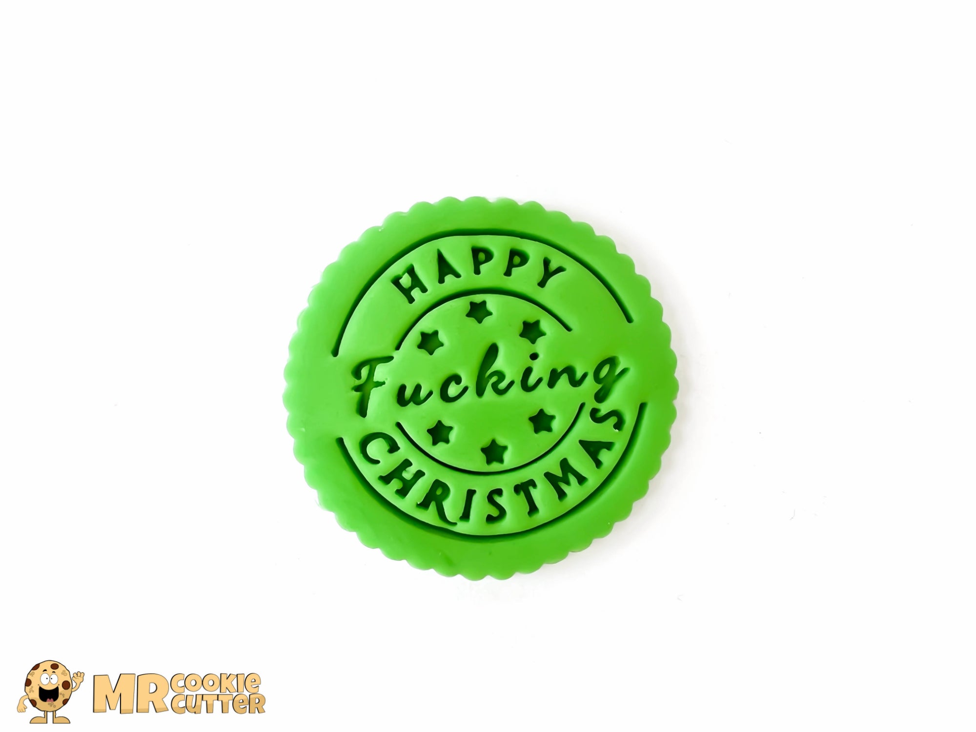 Happy F'ing Christmas Adult Cupcake Topper