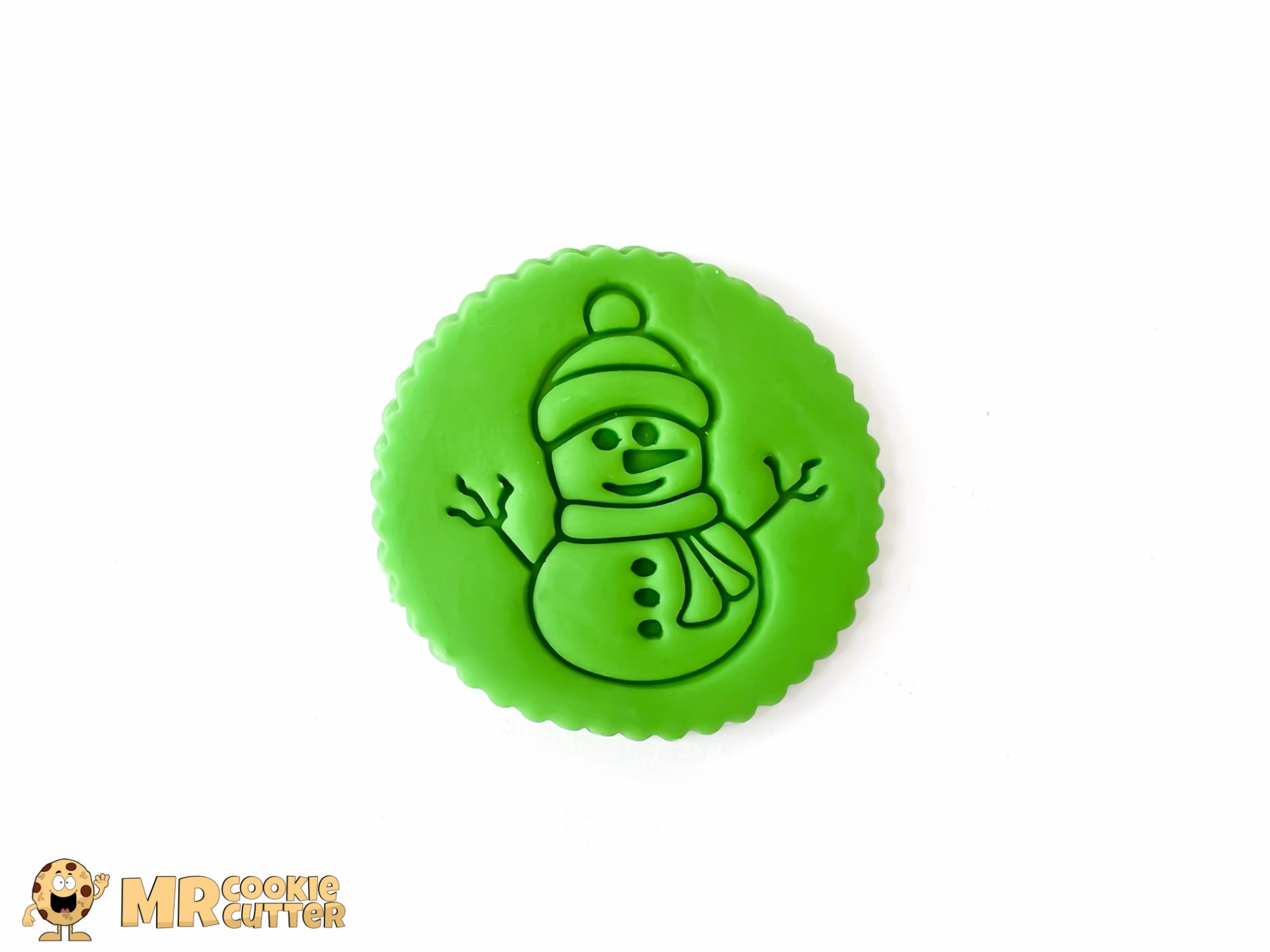 Snowman Christmas Cupcake Topper