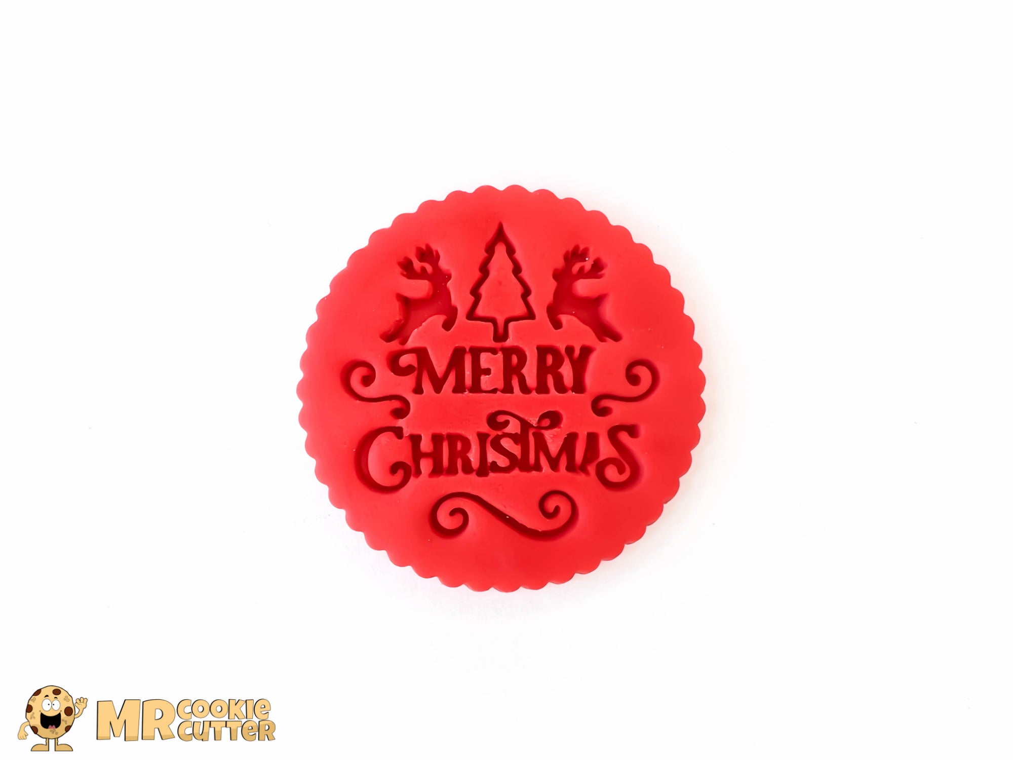 Merry Christmas Cookie and Cupcake Topper