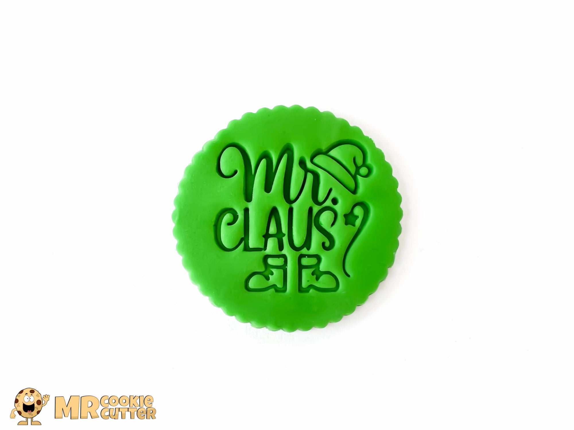 Mr Claus Christmas Cupcake Topper