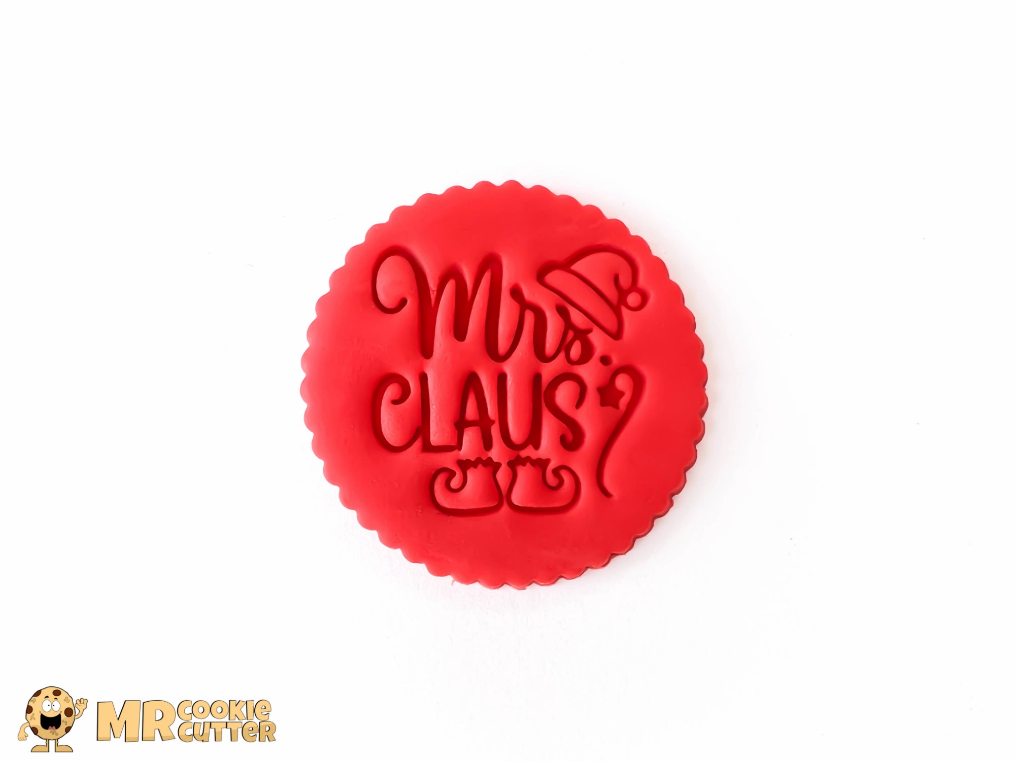 Mrs Claus Christmas Cupcake Topper