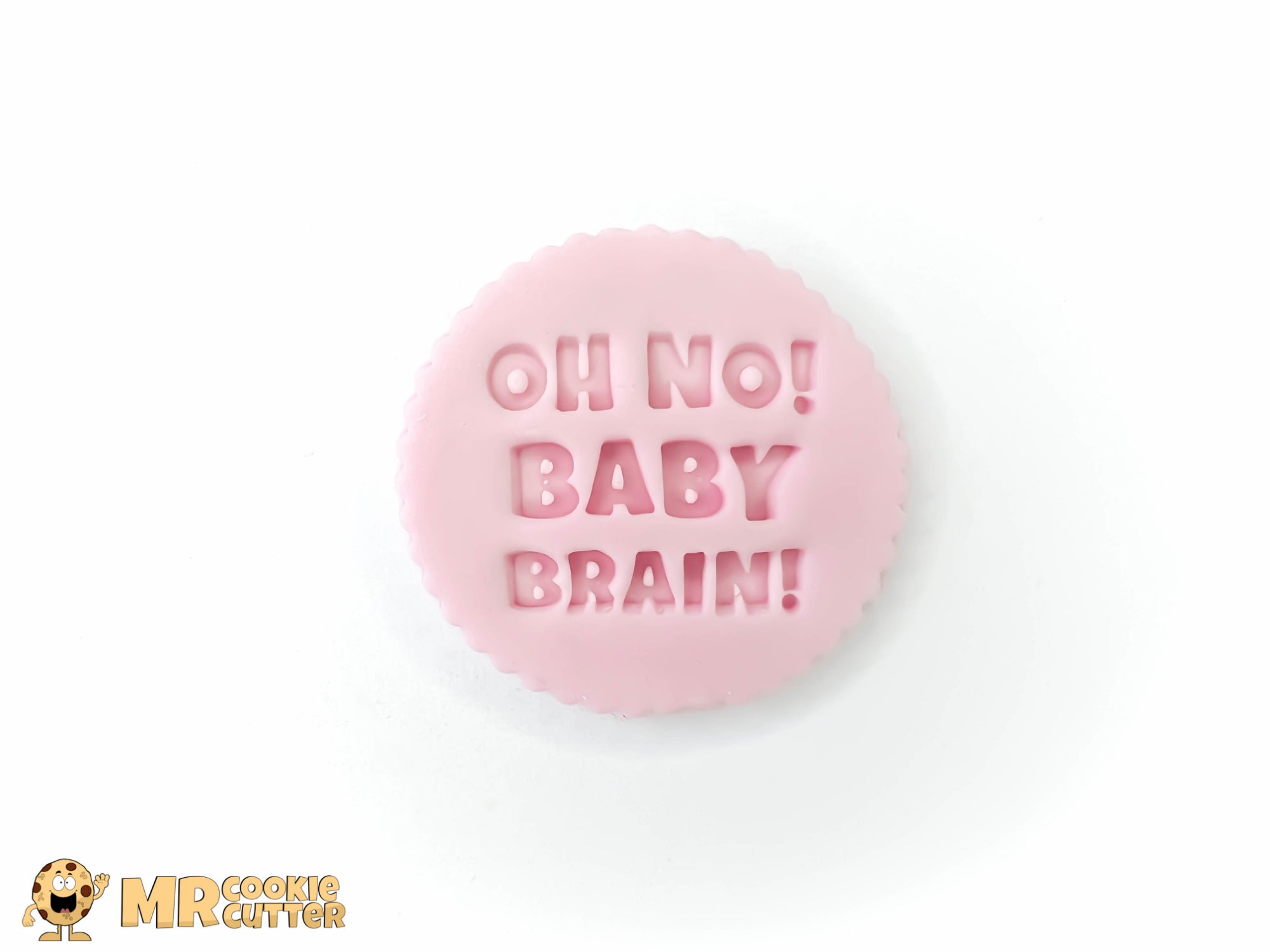 OH NO! Baby Brain! Funny Baby Cupcake Topper