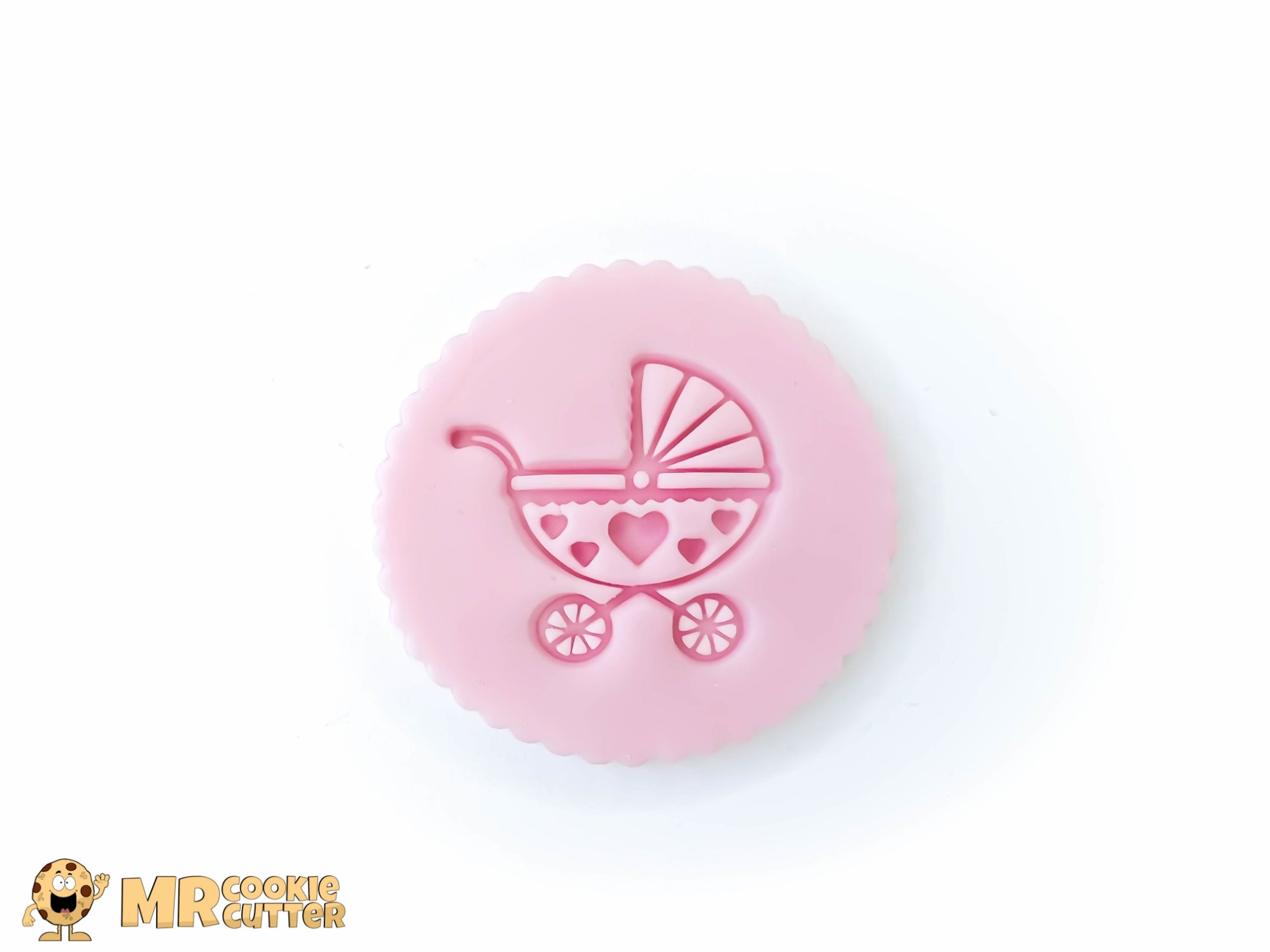 Baby Pram Cupcake Topper