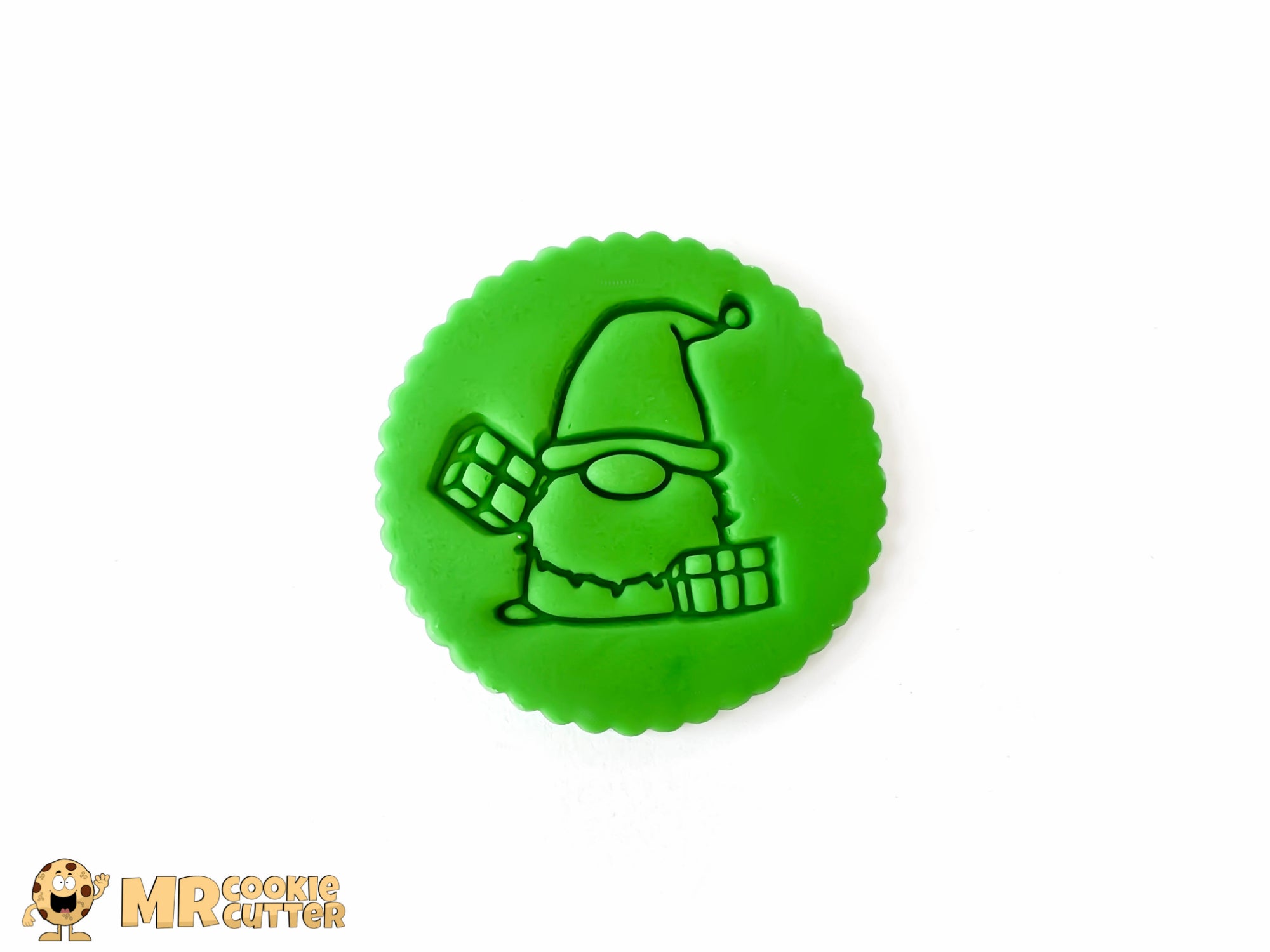 Christmas Gonk Gnome Cupcake Topper