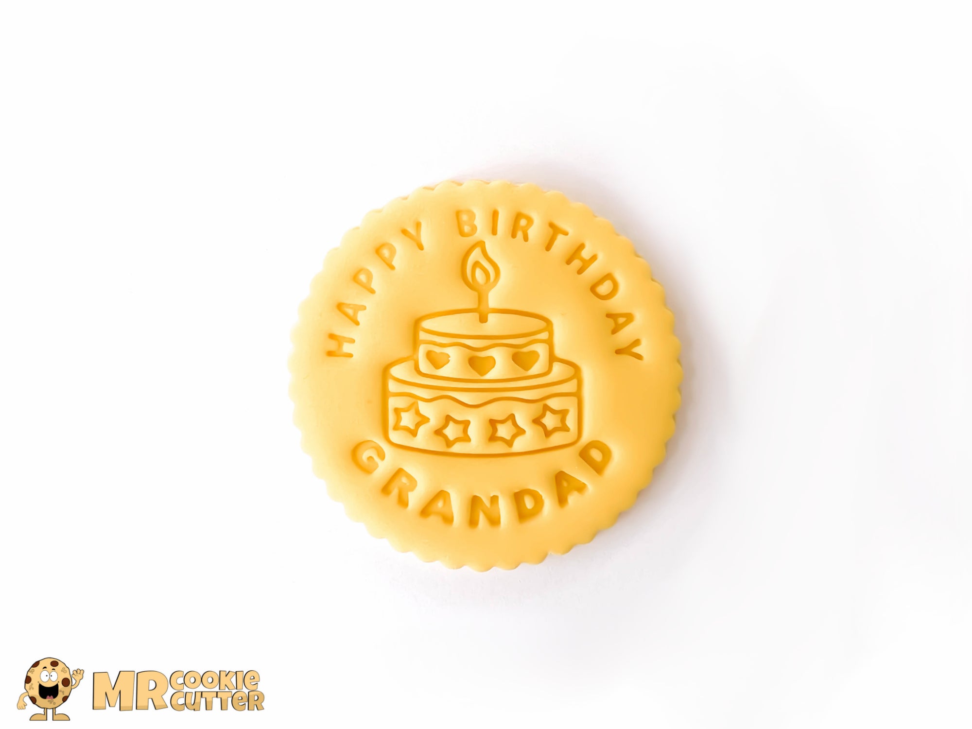 Happy Birthday Grandad Cupcake Topper