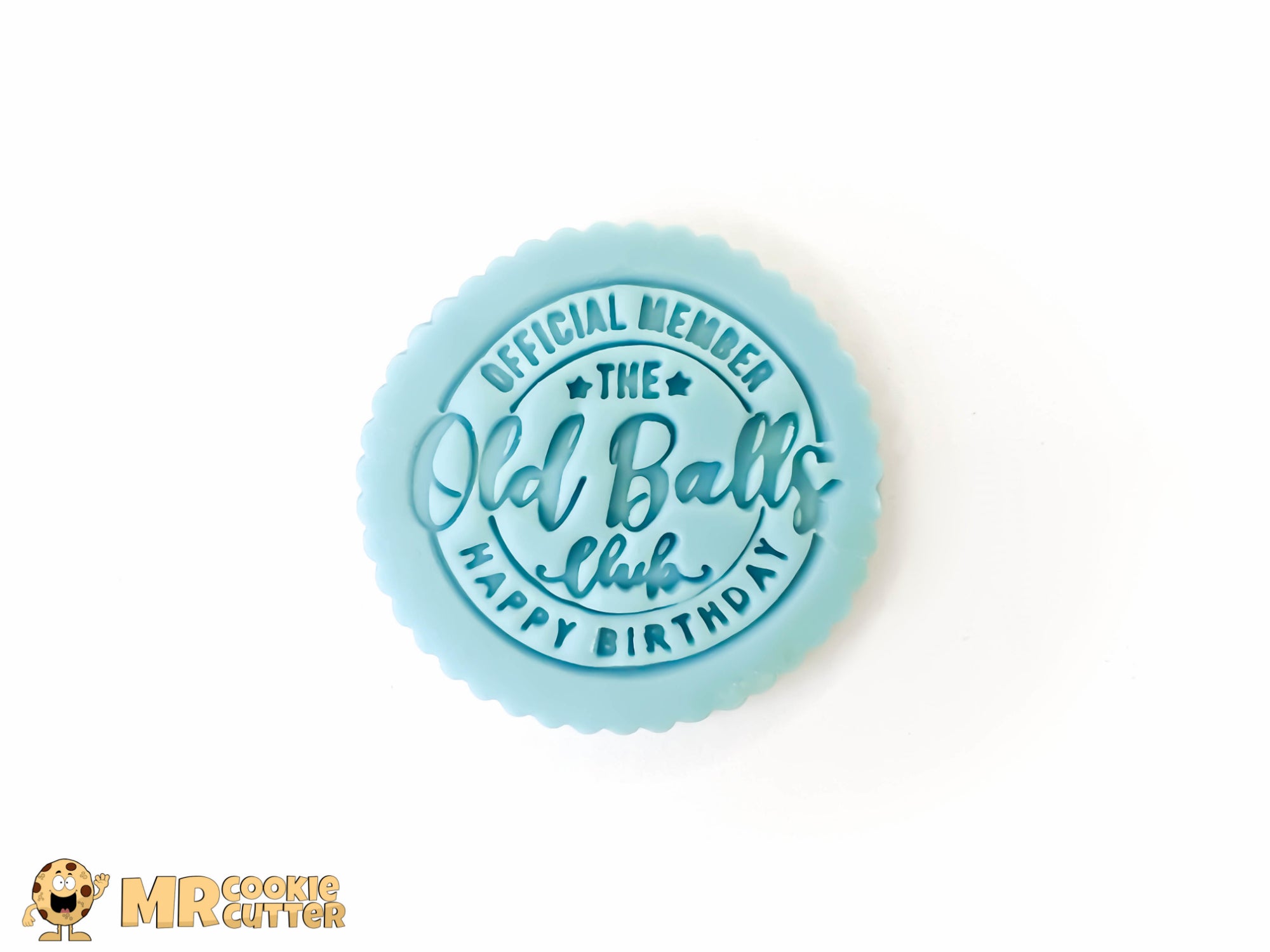 Happy Birthday - The Old Balls Club Fondant Cupcake Topper