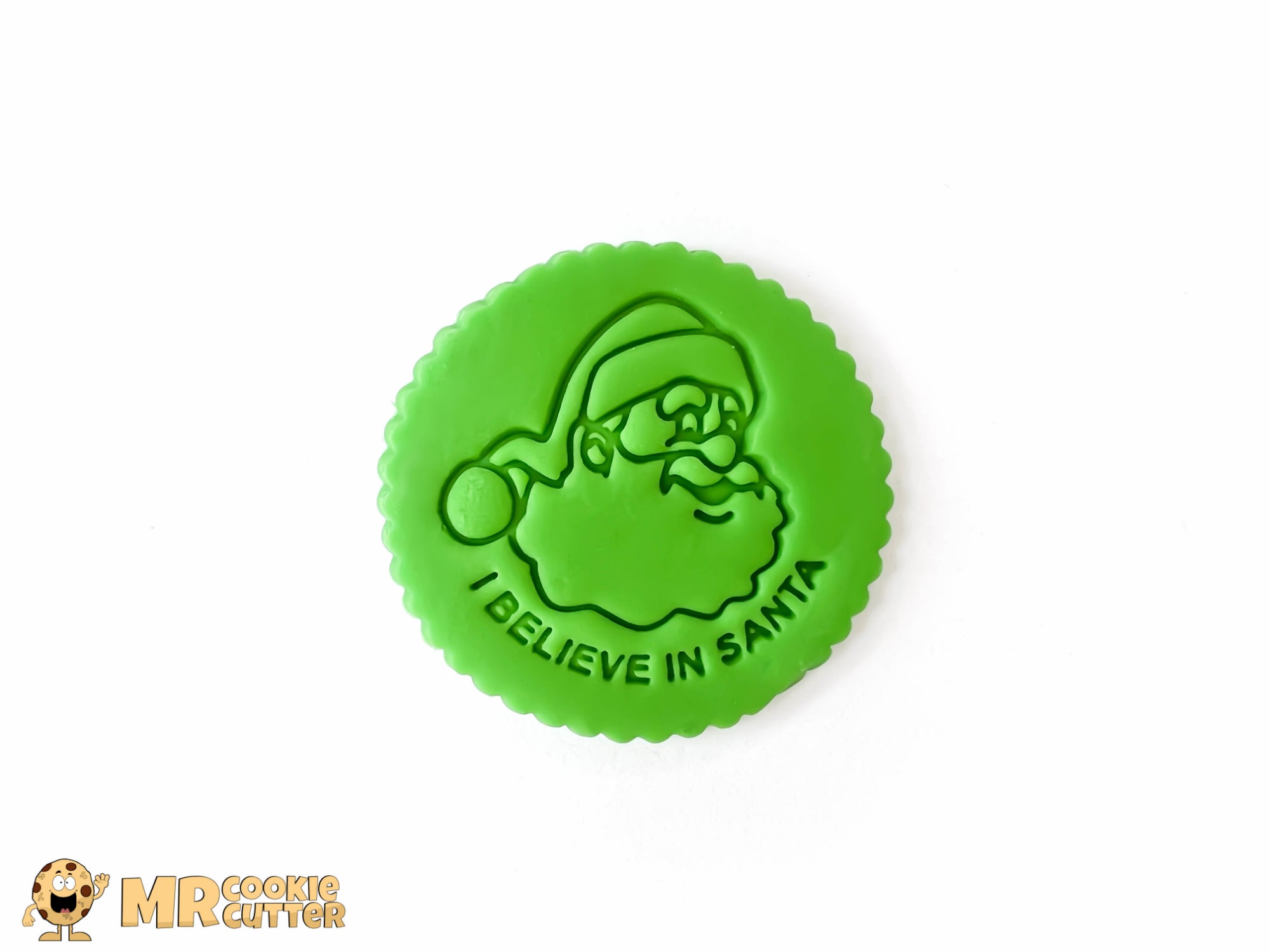 I Believe in Santa Christmas Cupcake Topper