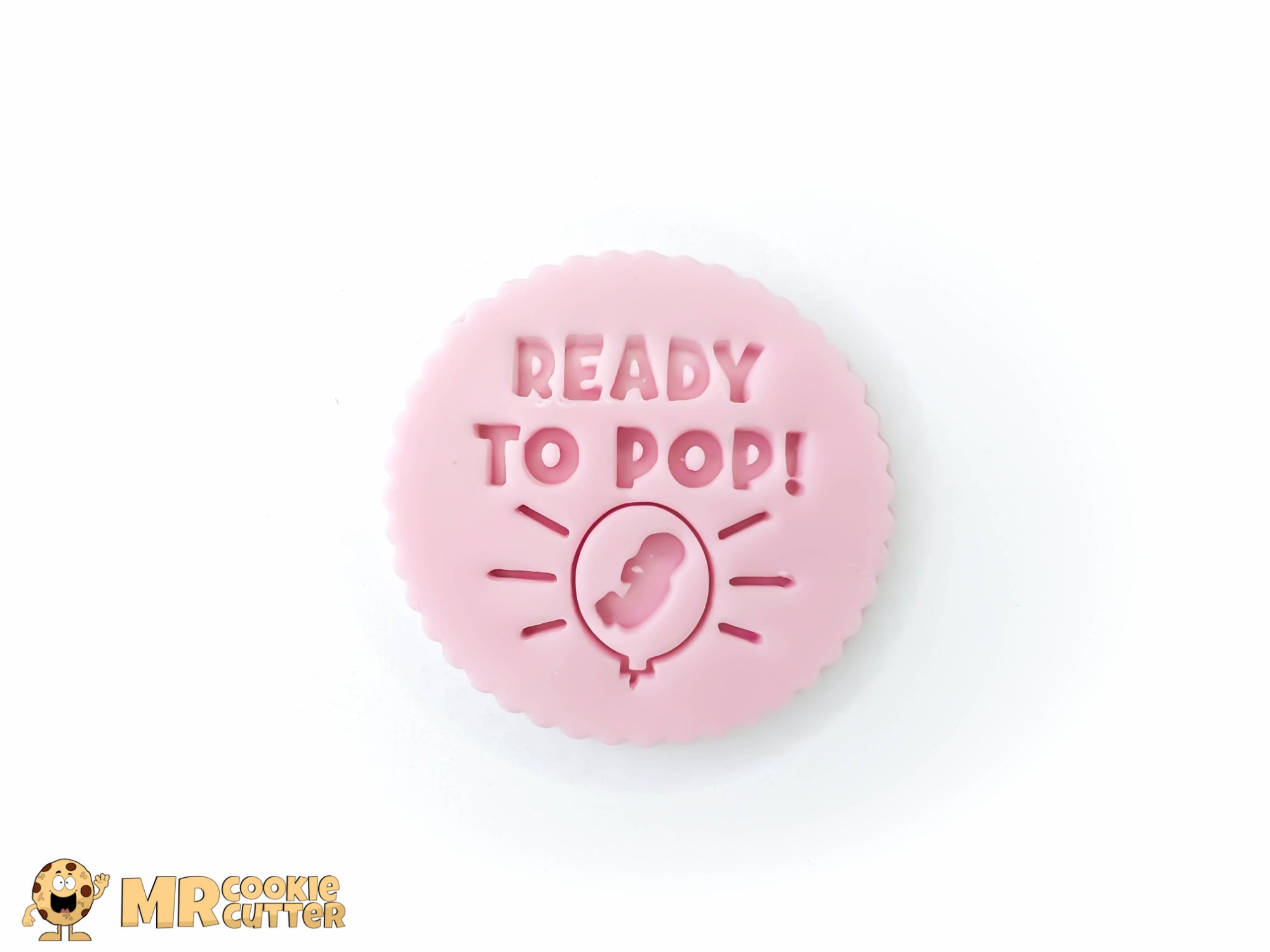 Ready To Pop Baby Cupcake Topper