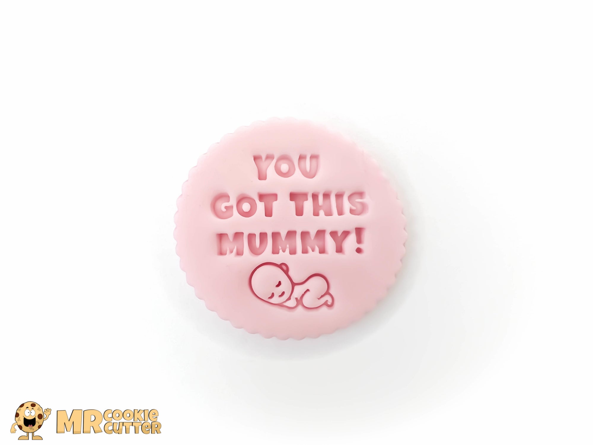 You Got This Mummy Cupcake Topper with cute baby